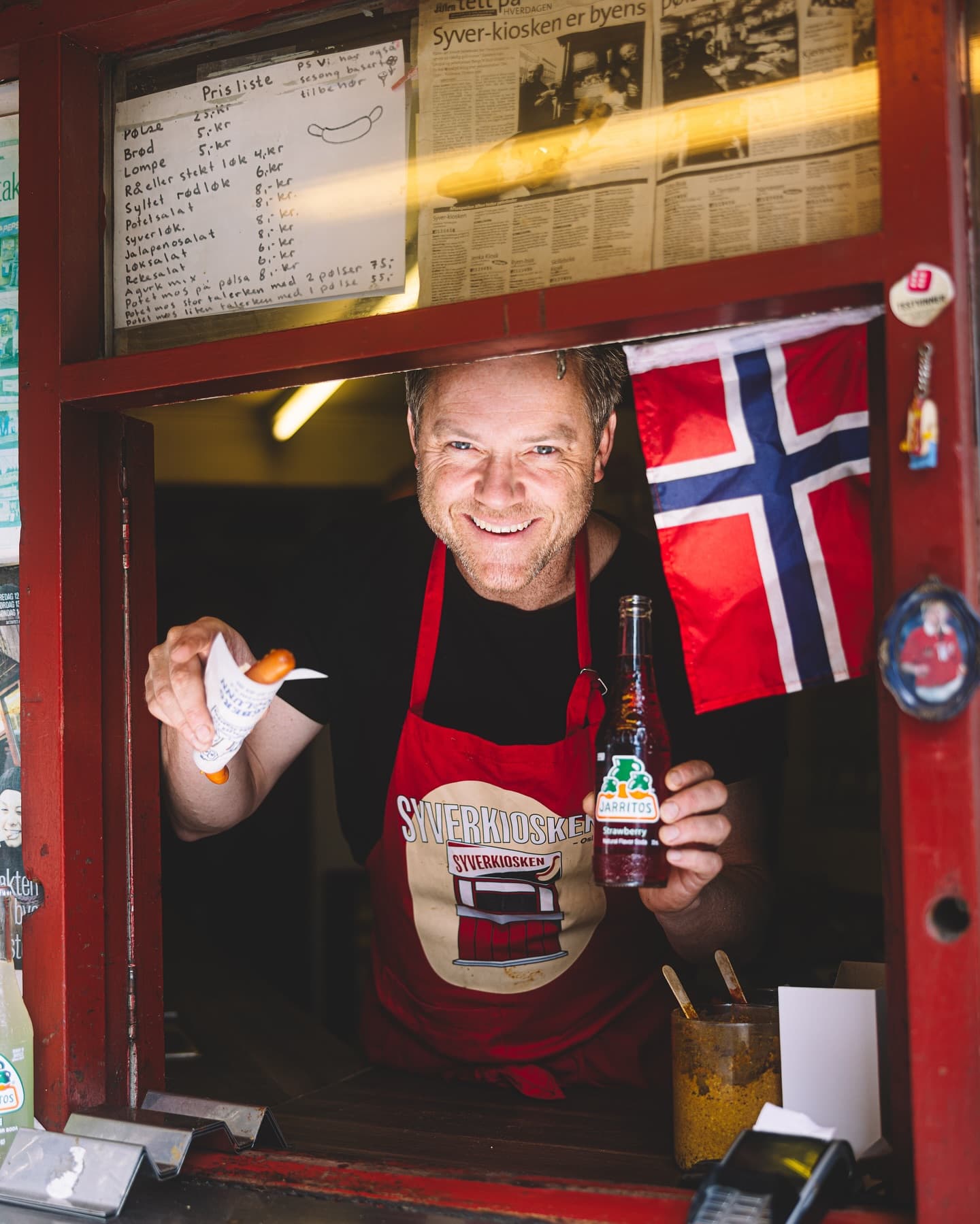Erlend Dahlbo i kiosken